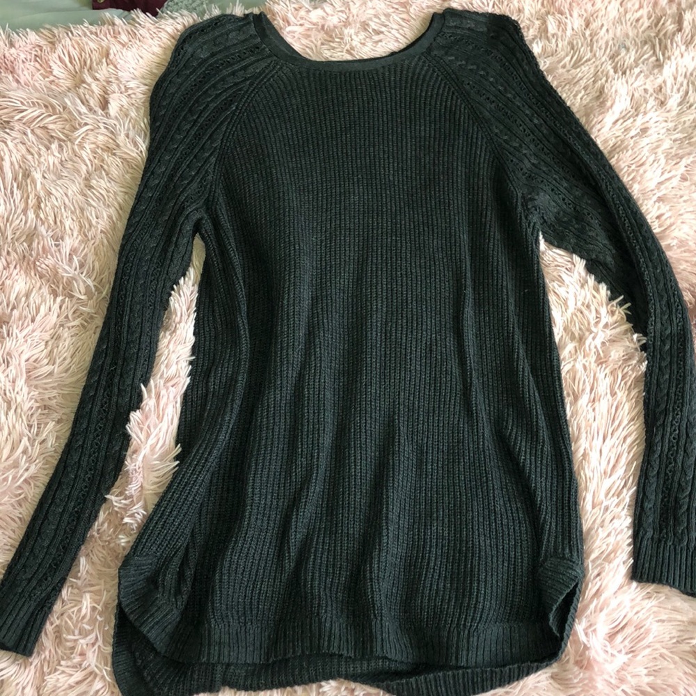 Long Gray Sweater